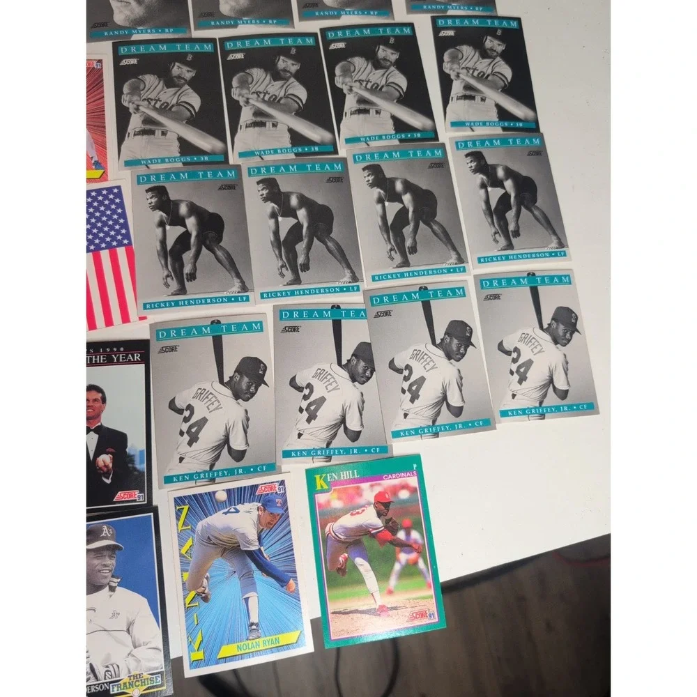 Mixed Lot Of 158 Gradable Baseball Cards 1991 Score Superstars Ken Griffey More!